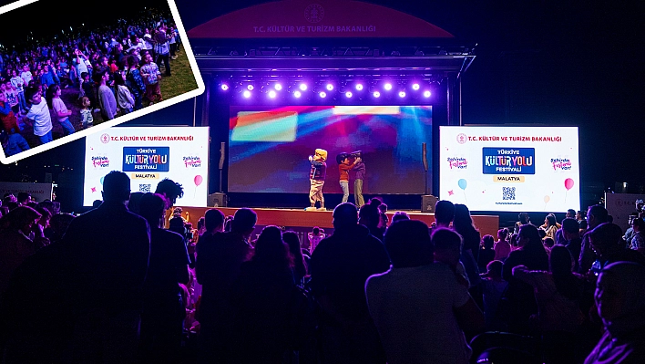 Malatya'da ilk kez düzenlenen Türkiye Kültür Yolu Festivali coşkuyla başladı