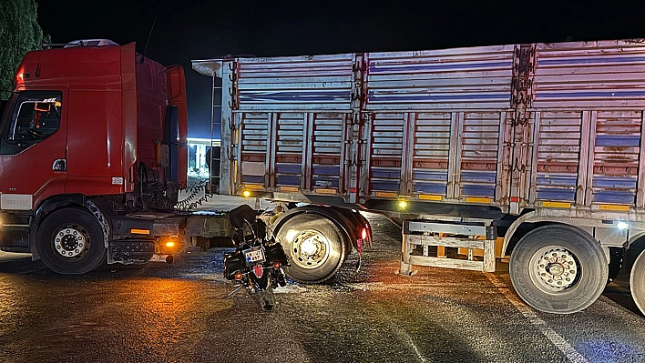 Malatya'da kamyon ile motosiklet çarpıştı: 1 yaralı