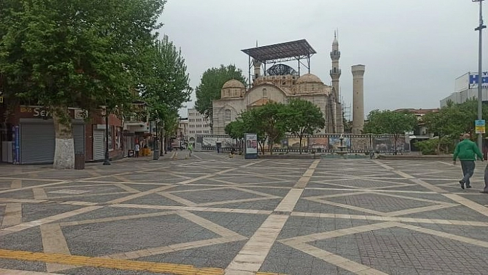 Malatya'da kısıtlamanın ilk gününde sessizlik hakim