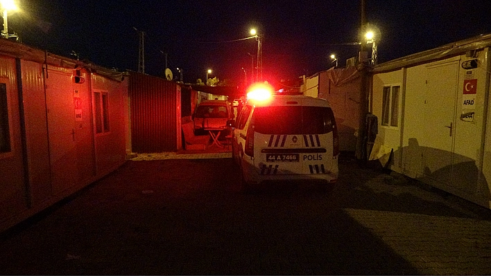 Malatya'da konteyner kentte silahlı saldırı: 1 kişi yaralandı