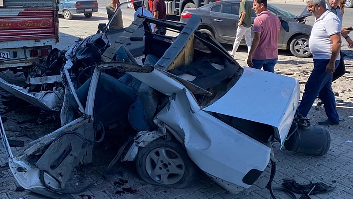 Malatya'da korkunç kaza: 1 ölü, 1 yaralı