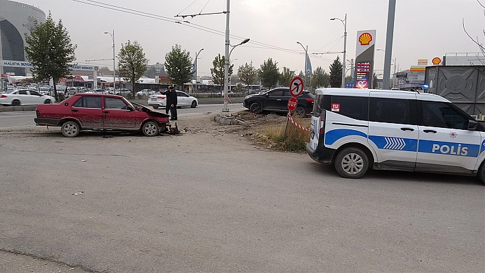 Malatya'da korkutan kaza: 2 Yaralı
