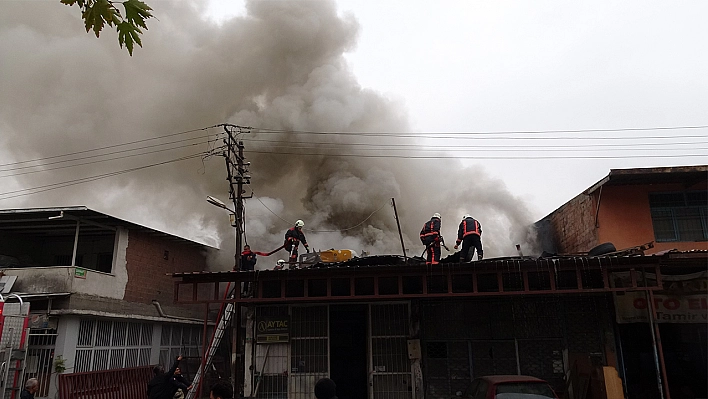 Malatya'da korkutan yangın