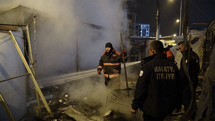 Malatya'da korkutan yangın