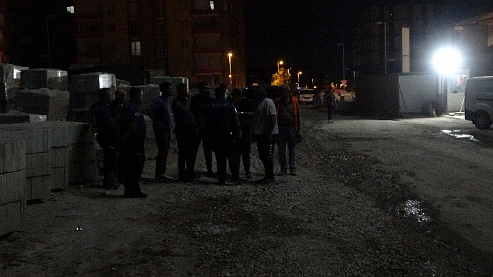 Malatya'da şantiye işçileri arasında taşlı sopalı kavga: 4 yaralı