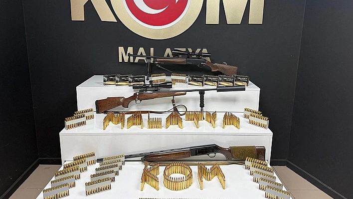 Malatya'da silah kaçakçılarına şafak operasyonu: 2 Gözaltı