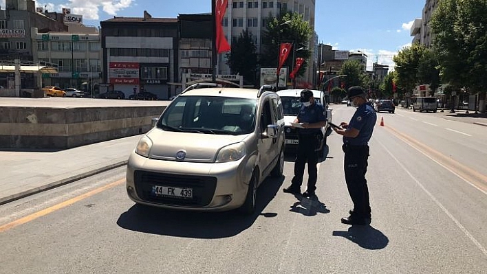 Malatya'da sokağa çıkma kısıtlamasına uyuldu