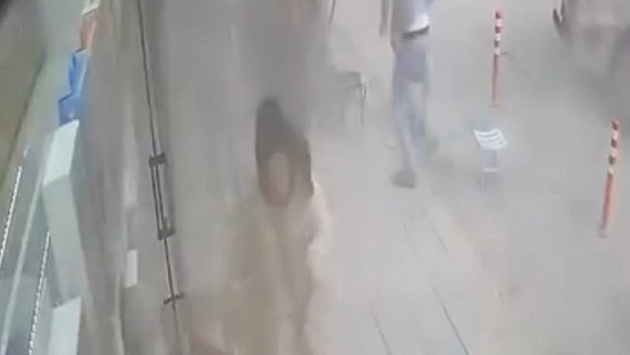 Malatya'da Tır lastiği patladı, vatandaşlar korku dolu anlar yaşadı