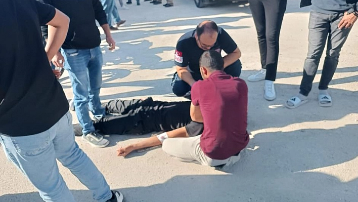 Malatya'da trafik kazası: motosikletli sürücü yaralandı