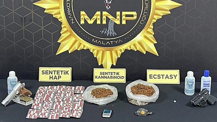 Malatya'da zehir tacirlerine darbe: 9 tutuklama