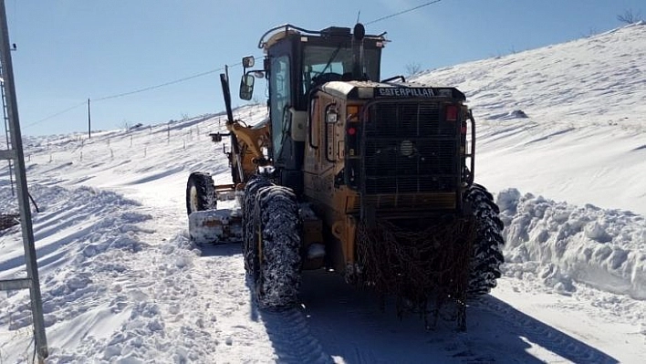 Malatya'daki yollar kardan temizlendi