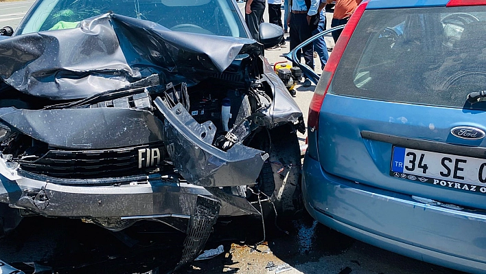 Elazığ'da Kazalar Devam Ediyor: 3 Yaralı