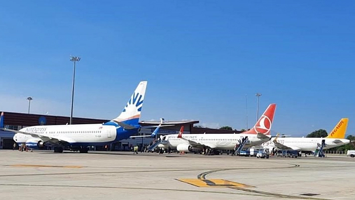 Malatya Havalimanı'nda Ağustos ayında 81 bin 82 yolcuya hizmet verildi