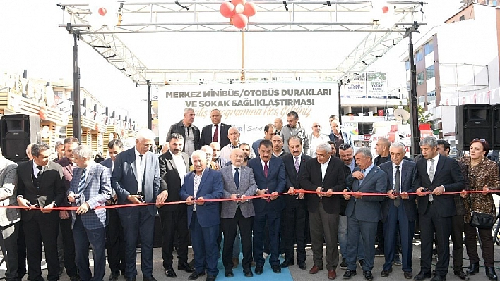 Malatya merkez minibüs ve otobüs duraklarının açılışı gerçekleştirildi