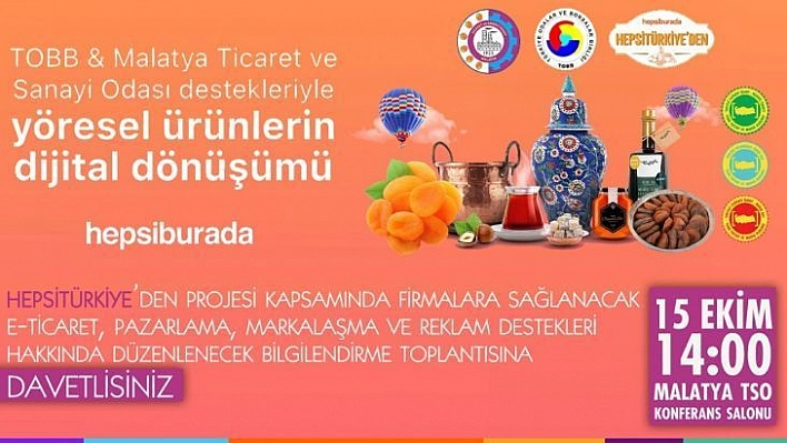 Malatya'nın yöresel ürünlerinde e-ticaret atağı