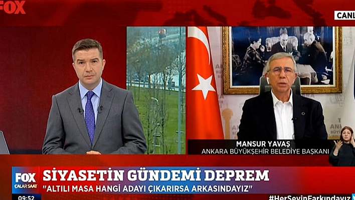 Mansur Yavaş: '6lı Masa İsterse Kabul Edebilirim'