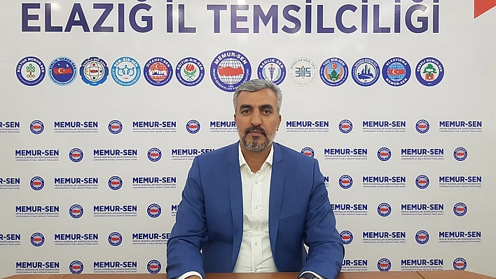 Memur-Sen Elazığ'dan 1 Mayıs Açıklaması