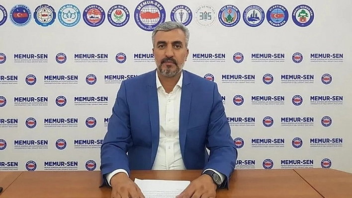 Memur Sen Elazığ İl Temsilcisi İbrahim Bahşi'den Açıklama