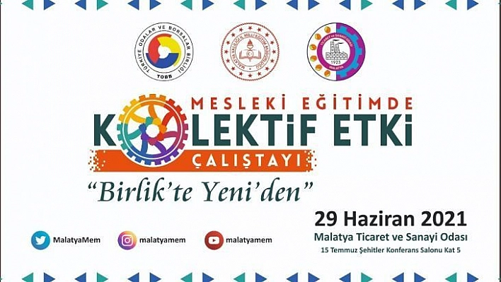 Mesleki eğitimde kolektif etki çalıştayı  düzenlenecek