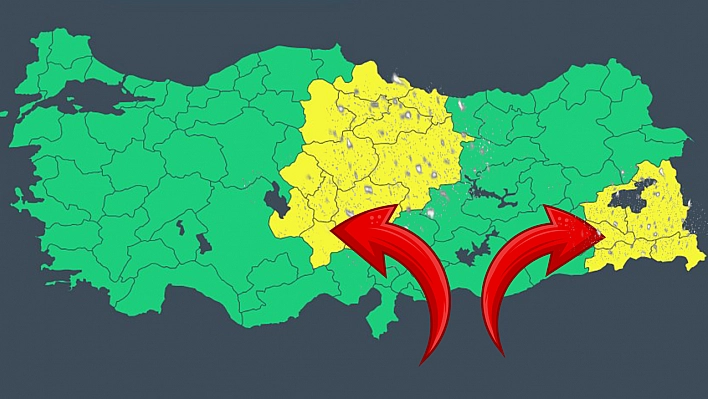 Meteoroloji'den 17 il için kuvvetli kar yağışı uyarısı