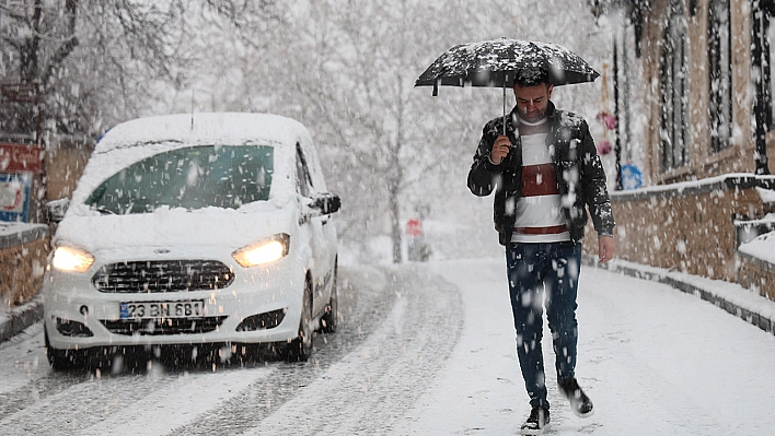 Meteoroloji'den Elazığ'a şiddetli kar uyarısı