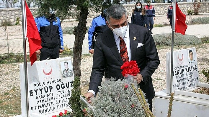 Milletvekili Erol Şehit Polisleri Unutmadı