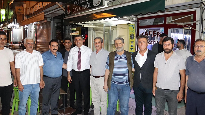 Milletvekili Erol ve Sarıbal Karakoçan ve Kovancılar'da vatandaşlarla buluştu