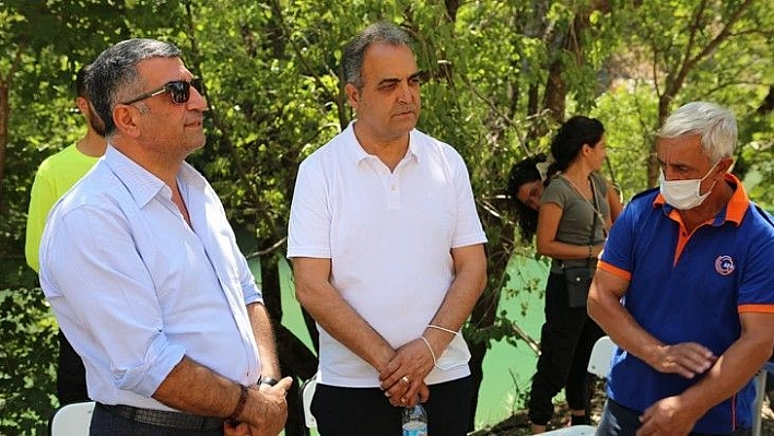 Milletvekili Erol, yangın bölgesini ziyaret etti
