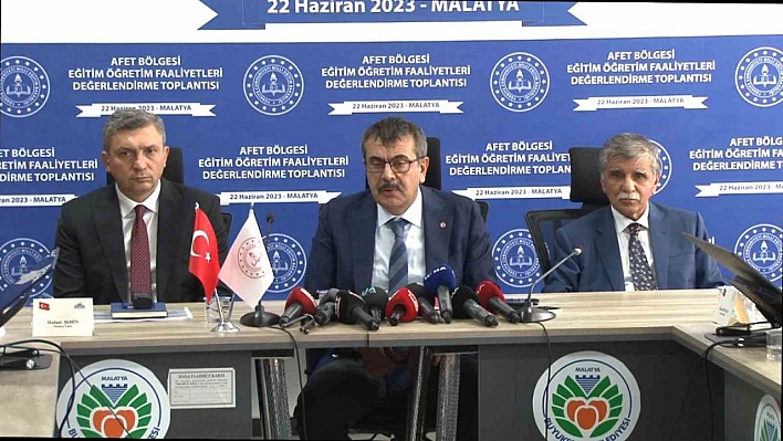 Milli Eğitim Bakanı Tekin, Malatya'da incelemelerde bulundu