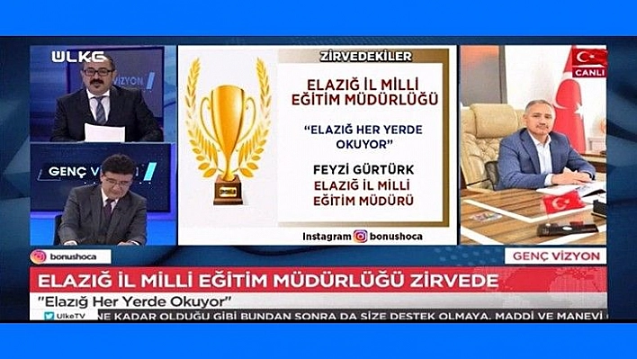 Milli Eğitim Müdürü Feyzi Gürtürk Ülke TV'ye Konuk Oldu