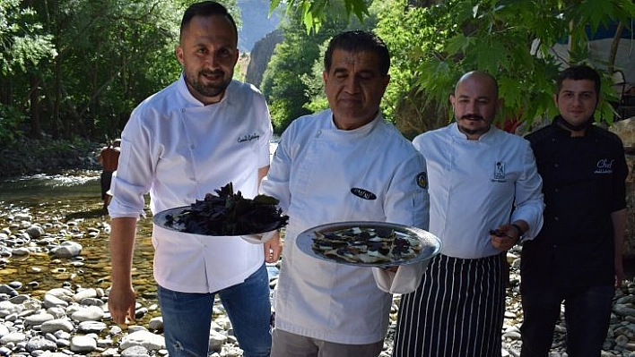 Mor reyhan sosu İtalya'nın meşhur sosu 'pesto'ya rakip oldu