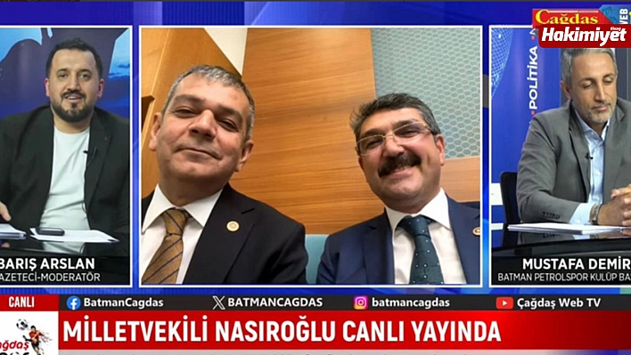 Nasıroğlu ve Keleş canlı yayında dostluk mesajları verdi