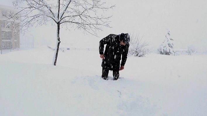 O illere yarım metre kar geliyor! Kar kalınlığı 50 santimi aşacak