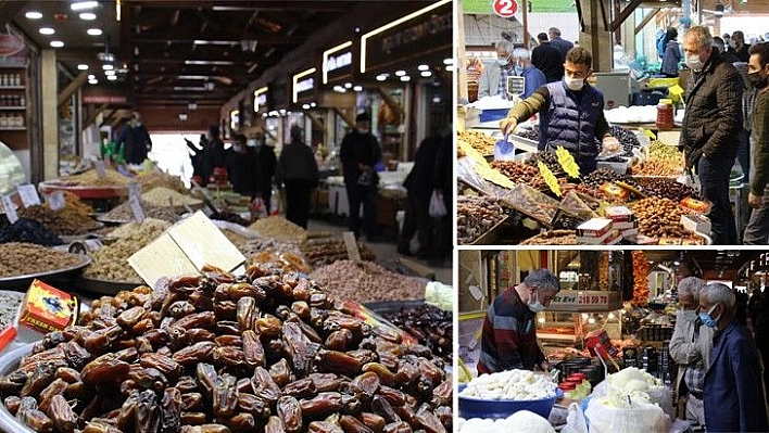 Pandemi ile durgunluk yaşayan kapalı çarşı, Ramazan'la hareketlendi