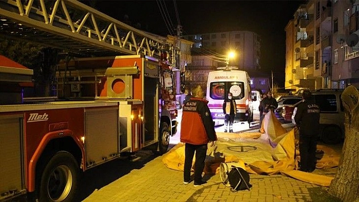 Polis ve itfaiye ekibinin müdahalesi genç kızı kurtardı