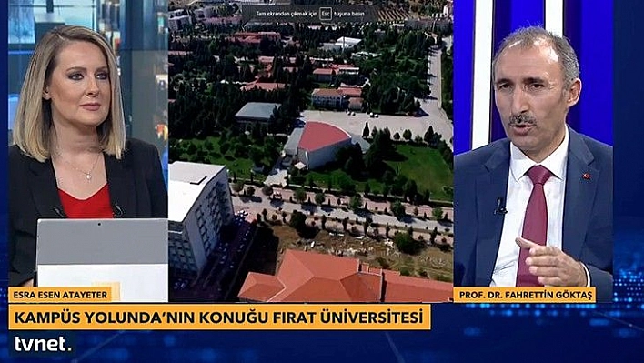 Prof. Dr. Fahrettin Göktaş, TVNET Ekranlarında Yayınlanan 'Kampüs Yolunda' Programının Canlı Yayın Konuğu Oldu