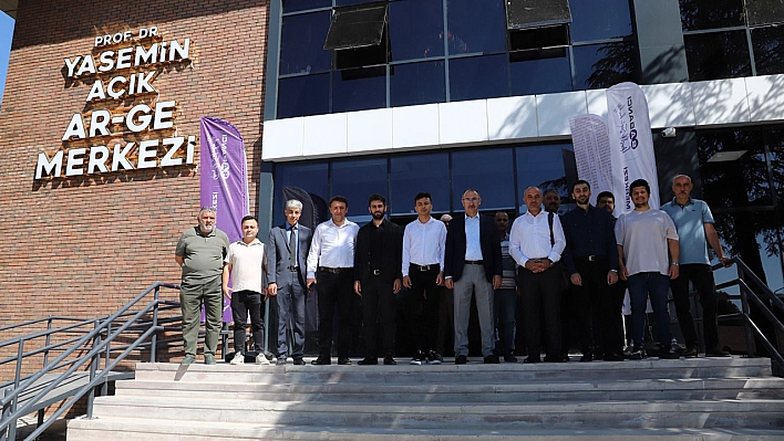 Rektör prof. Dr. Fahrettin Göktaş'tan prof. Dr. Yasemin Açık AR-GE merkezine ziyaret