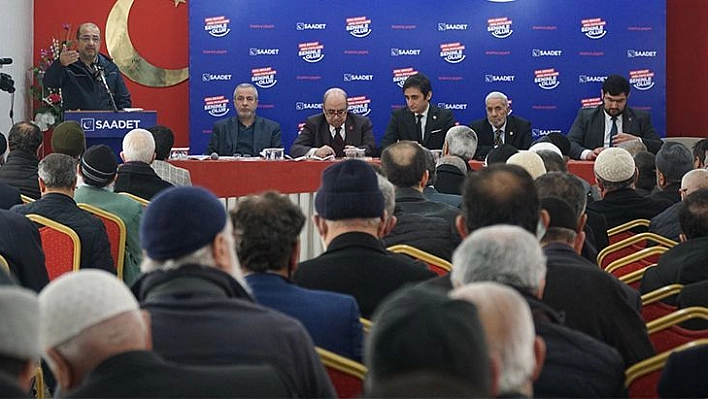 Saadet Partisi Elazığ İl Başkanlığı İl Divan Toplantısı Yoğun Katılımla Yapıldı