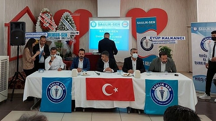 Sağlık Sen Elazığ Üniversite Şubesi 3. Olağan kongresi gerçekleştirildi