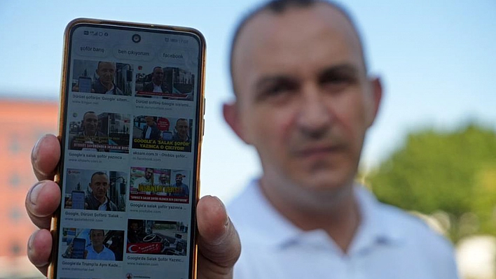 Salak şoför yazınca Google'da o çıkıyor! Kimdir bu 'salak şoför'?