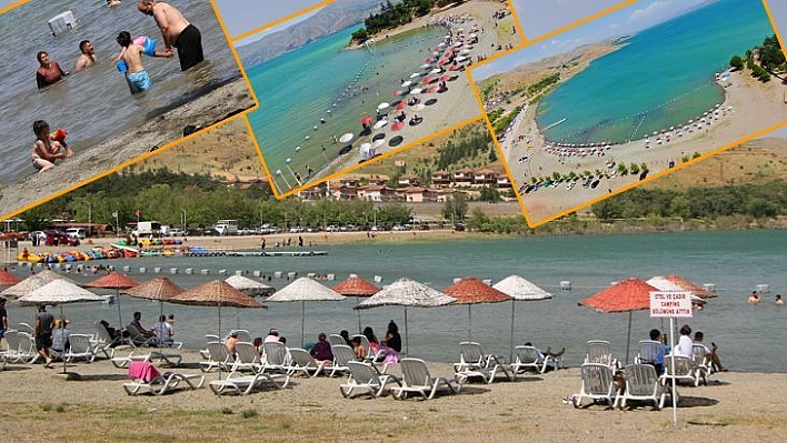 Sıcaklar Arttı, Vatandaşlar Doğunun Gizli Denizi Hazar'a Akın Etti