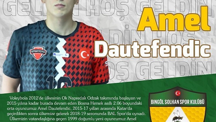 Solhan Spor Amel Dautefendic ile anlaştı