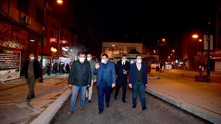 Trafiğin yoğun olduğu Akpınar Meydanı yeniden düzenlendi