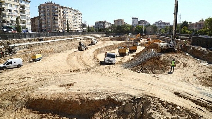 Trafik Sorununa Nefes Olacak Proje Hızla Tamamlanıyor