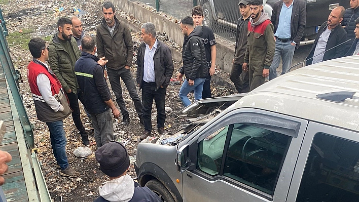 Tren Kazası Araç Sürücüsü Ölümden Döndü!