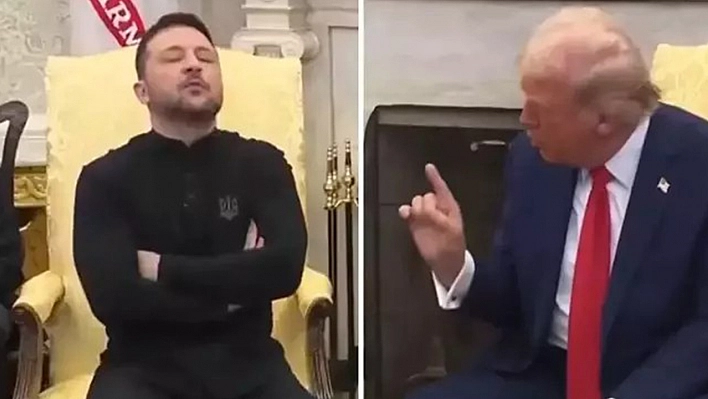 Trump ve Zelenskiy canlı yayında tartıştı basın toplantısı iptal edildi