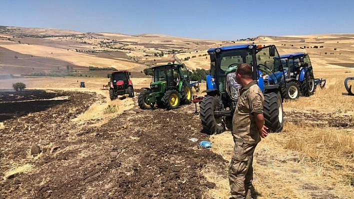 Tunceli'de 150 dönümlük ekili alan küle döndü