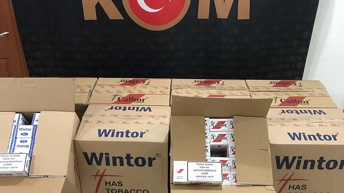 Tunceli'de 160 bin kaçak makaron ele geçirildi