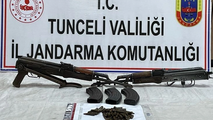 Tunceli'de 2 sığınak imha edildi: Çok sayıda mühimmat ele geçirildi