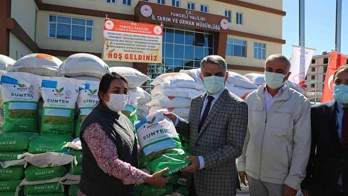 Tunceli'de 31 bin dekarlık alanda yem bitkisi, buğday ve arpa ekilecek